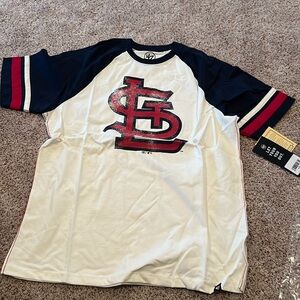 St. Louis Cardinals Raglan Tee with sleeve stripes ‘47